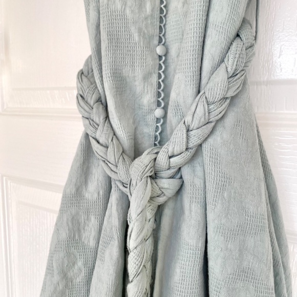 NWT Red Dress Boutique Sage Puff Sleee Dress - Picture 12 of 14